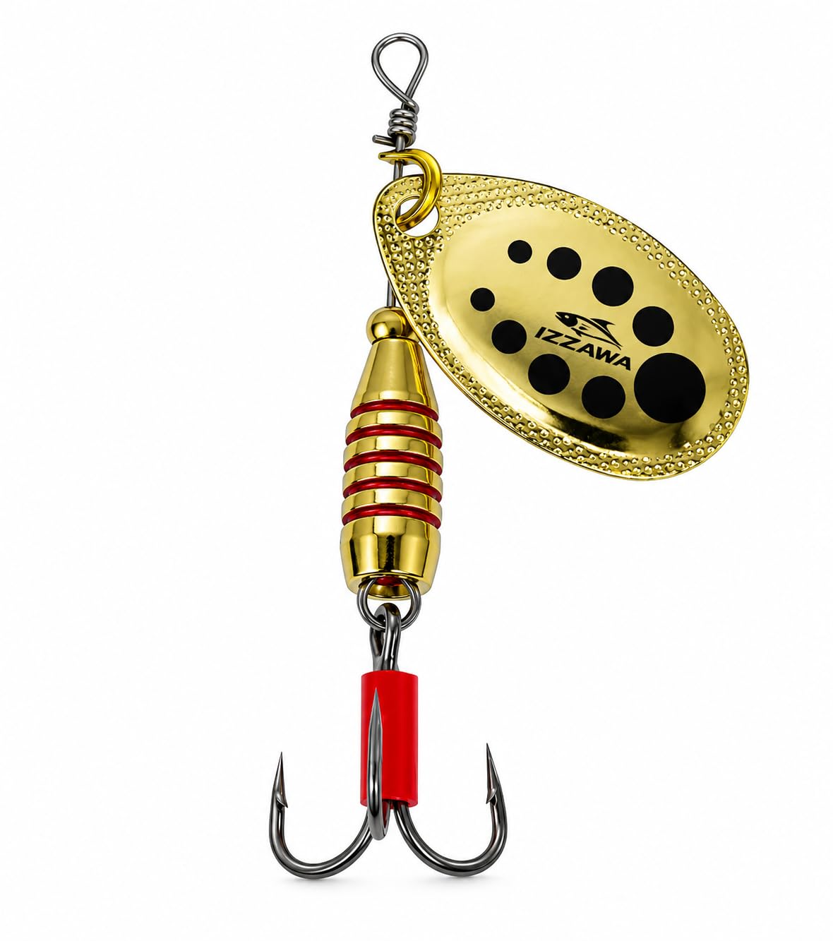 Buy IZZAWA Spinner Fishing Lure, Metal Rotating Sequin Bait with